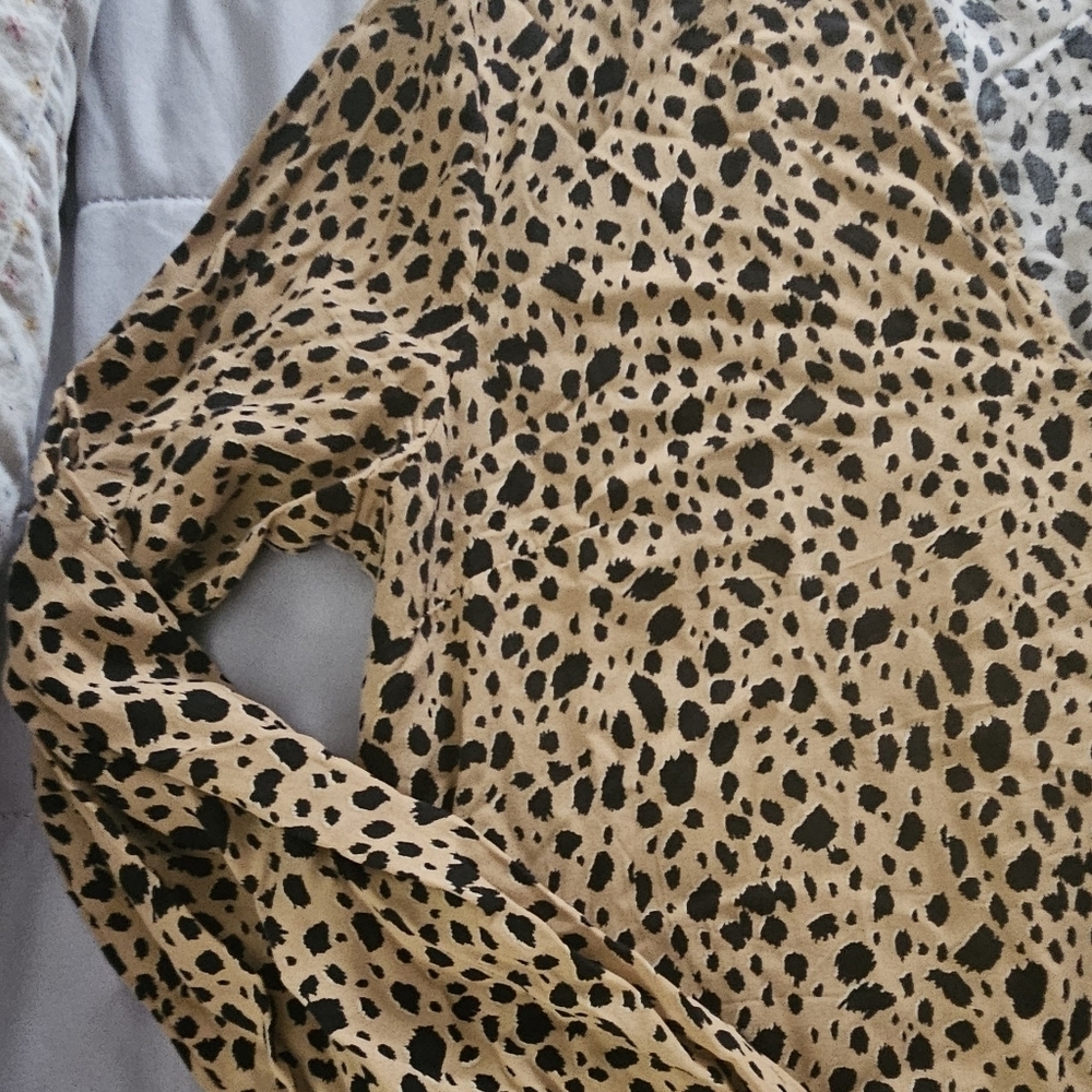 GAP Leopard Print Women's Dress Size L - Picture 3 of 9
